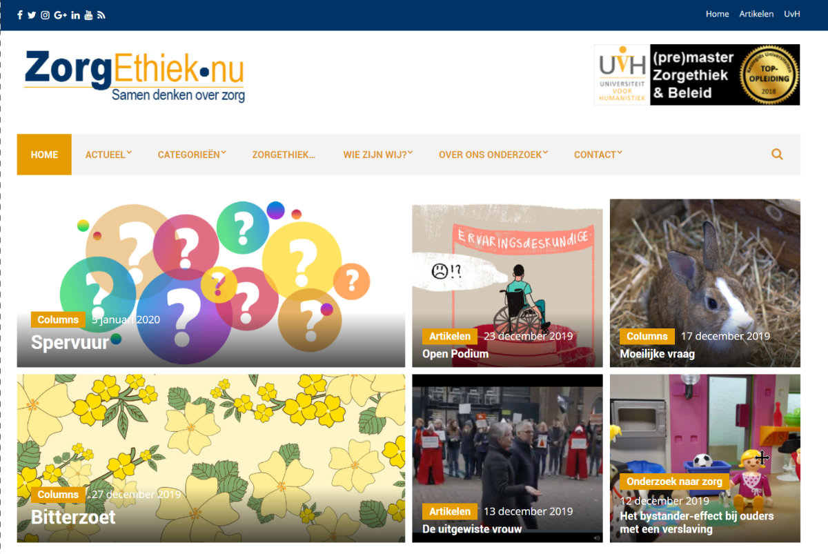 zorgethiek.nu portfolio